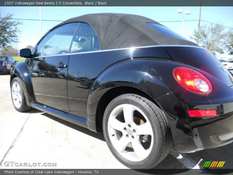 Black / Black 2007 Volkswagen New Beetle 2.5 Convertible