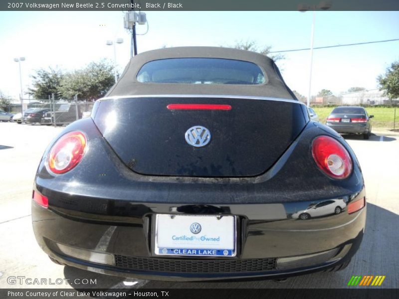 Black / Black 2007 Volkswagen New Beetle 2.5 Convertible