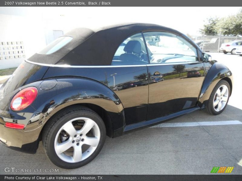 Black / Black 2007 Volkswagen New Beetle 2.5 Convertible
