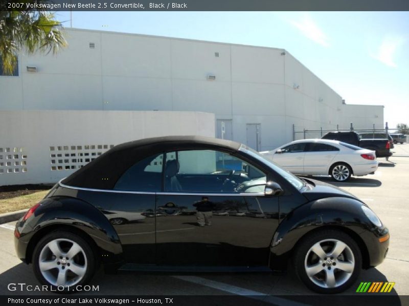 Black / Black 2007 Volkswagen New Beetle 2.5 Convertible