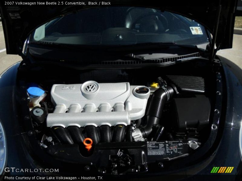 Black / Black 2007 Volkswagen New Beetle 2.5 Convertible