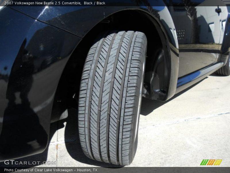 Black / Black 2007 Volkswagen New Beetle 2.5 Convertible