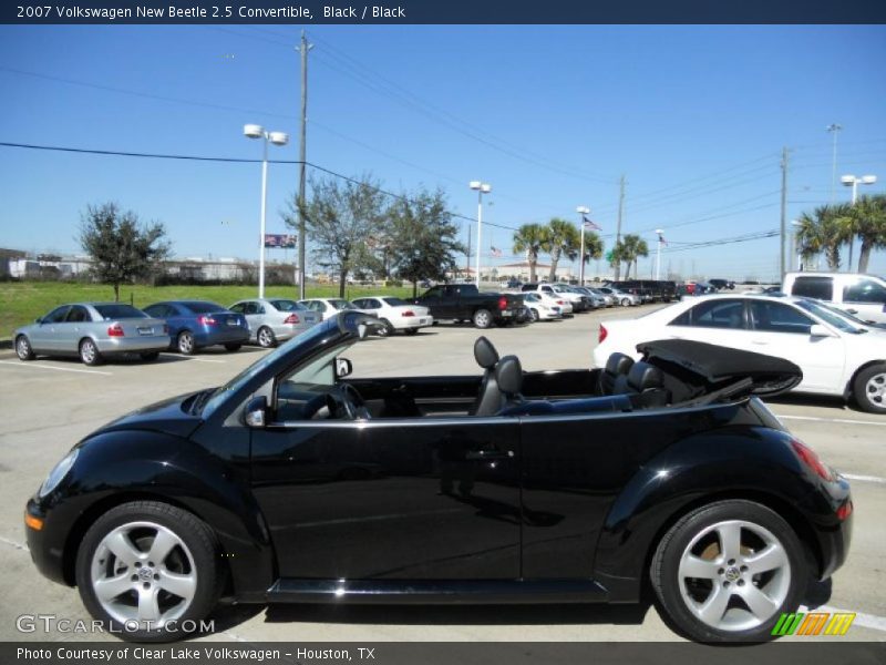 Black / Black 2007 Volkswagen New Beetle 2.5 Convertible