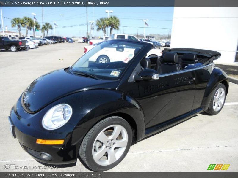 Black / Black 2007 Volkswagen New Beetle 2.5 Convertible