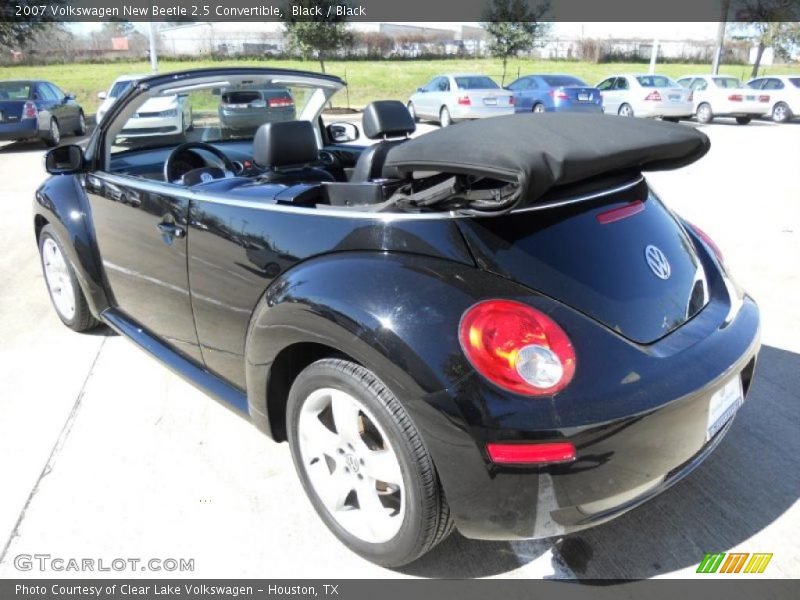 Black / Black 2007 Volkswagen New Beetle 2.5 Convertible