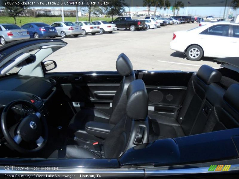 Black / Black 2007 Volkswagen New Beetle 2.5 Convertible