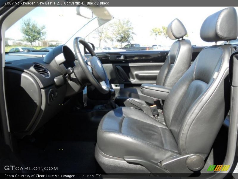 Black / Black 2007 Volkswagen New Beetle 2.5 Convertible