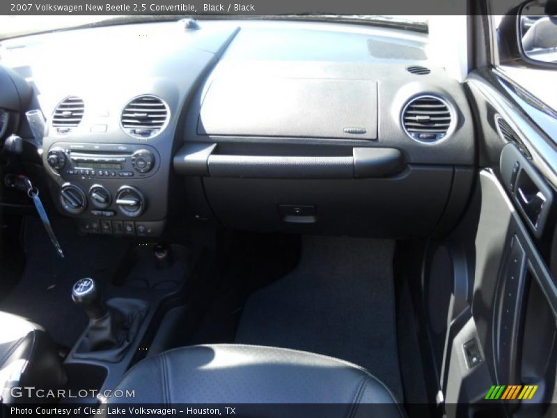 Black / Black 2007 Volkswagen New Beetle 2.5 Convertible