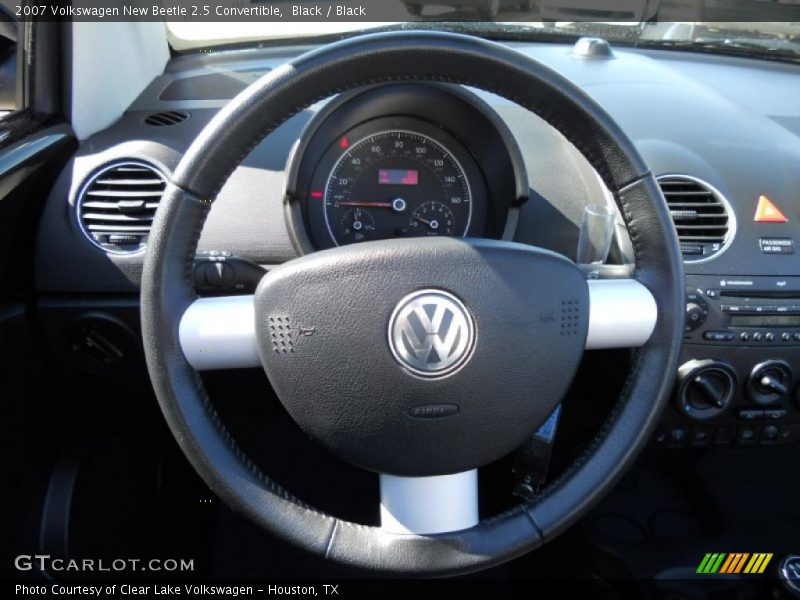 Black / Black 2007 Volkswagen New Beetle 2.5 Convertible