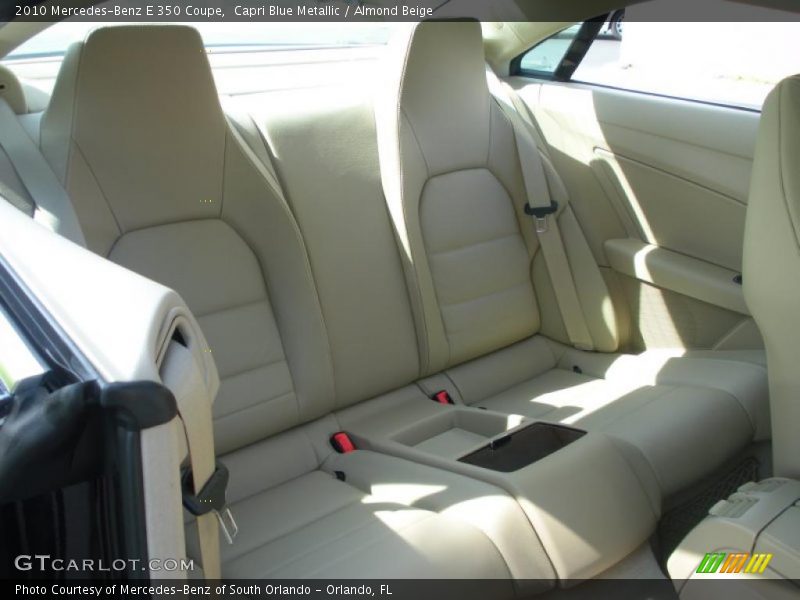 Capri Blue Metallic / Almond Beige 2010 Mercedes-Benz E 350 Coupe