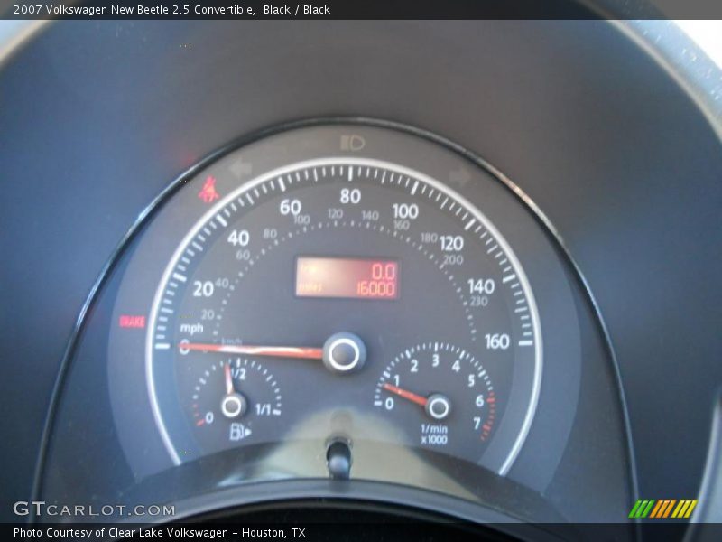  2007 New Beetle 2.5 Convertible 2.5 Convertible Gauges