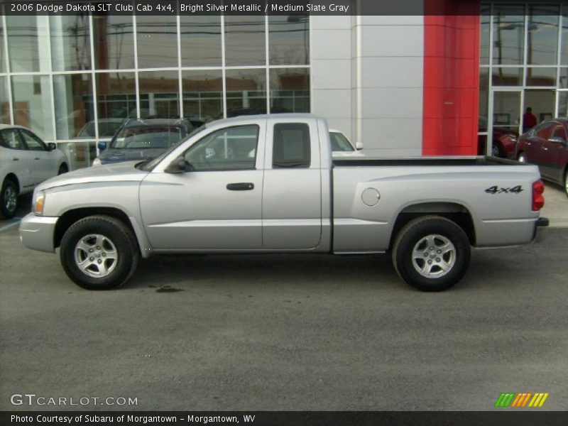 Bright Silver Metallic / Medium Slate Gray 2006 Dodge Dakota SLT Club Cab 4x4