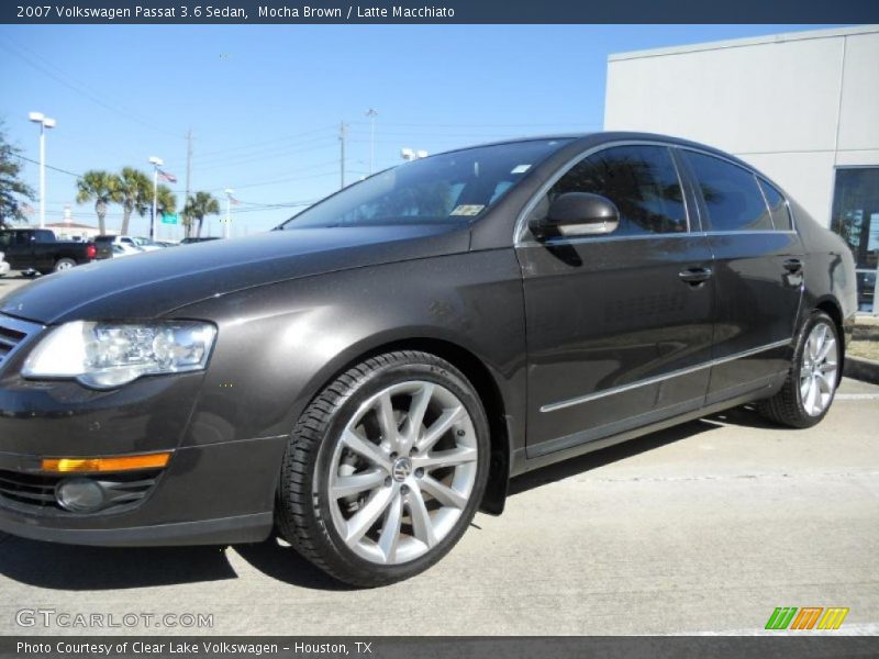 Mocha Brown / Latte Macchiato 2007 Volkswagen Passat 3.6 Sedan