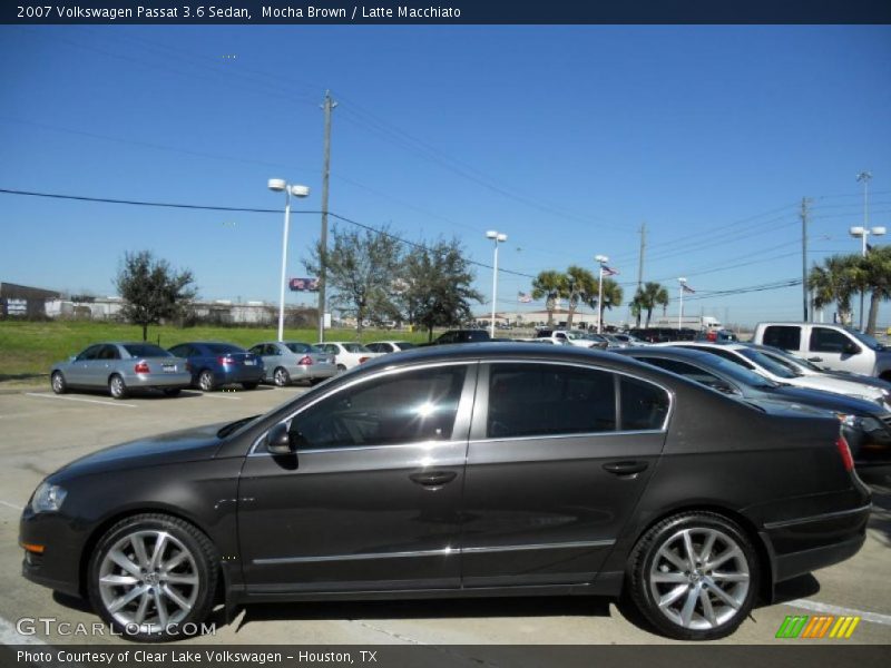 Mocha Brown / Latte Macchiato 2007 Volkswagen Passat 3.6 Sedan