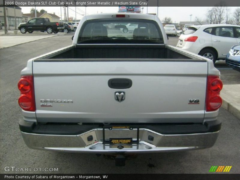 Bright Silver Metallic / Medium Slate Gray 2006 Dodge Dakota SLT Club Cab 4x4