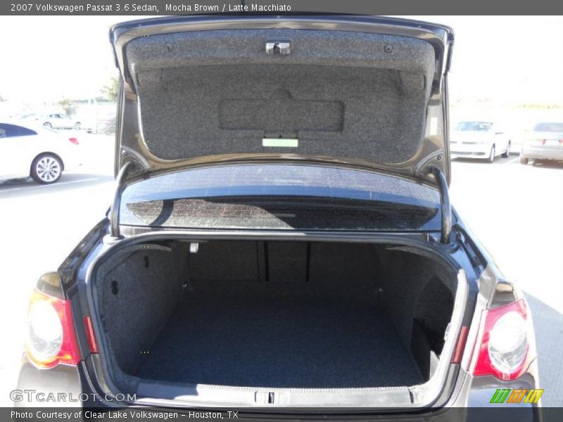 Mocha Brown / Latte Macchiato 2007 Volkswagen Passat 3.6 Sedan