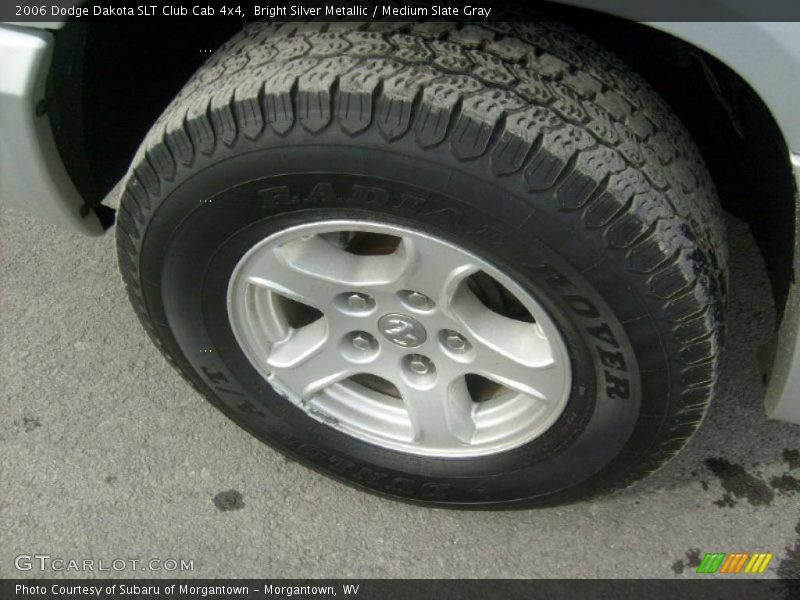 Bright Silver Metallic / Medium Slate Gray 2006 Dodge Dakota SLT Club Cab 4x4