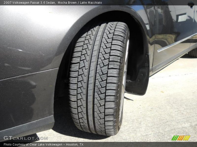 Mocha Brown / Latte Macchiato 2007 Volkswagen Passat 3.6 Sedan