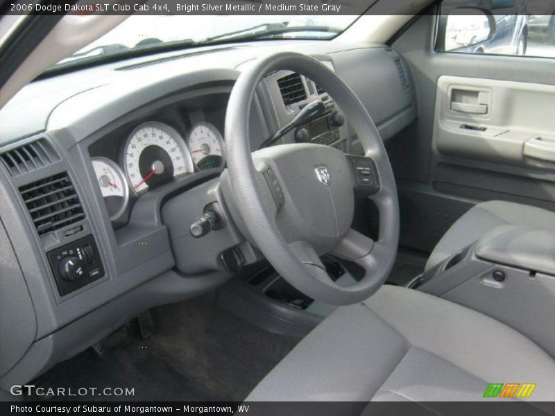 Bright Silver Metallic / Medium Slate Gray 2006 Dodge Dakota SLT Club Cab 4x4