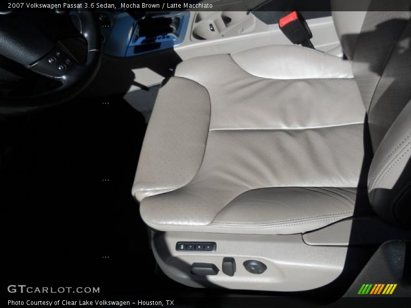 Mocha Brown / Latte Macchiato 2007 Volkswagen Passat 3.6 Sedan