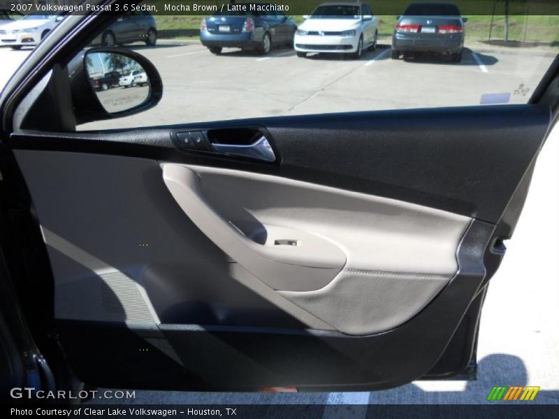 Mocha Brown / Latte Macchiato 2007 Volkswagen Passat 3.6 Sedan