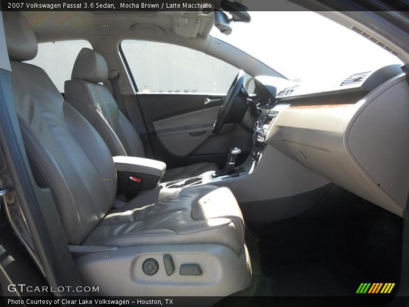Mocha Brown / Latte Macchiato 2007 Volkswagen Passat 3.6 Sedan