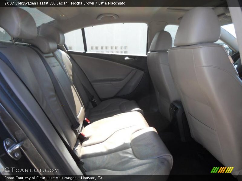 Mocha Brown / Latte Macchiato 2007 Volkswagen Passat 3.6 Sedan