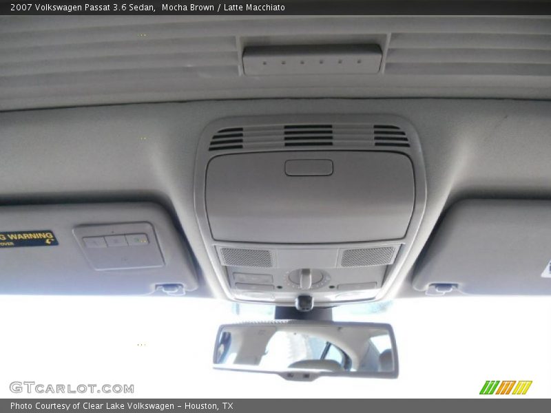 Mocha Brown / Latte Macchiato 2007 Volkswagen Passat 3.6 Sedan
