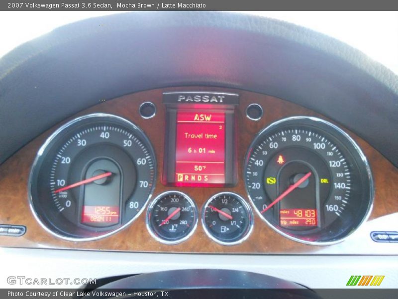  2007 Passat 3.6 Sedan 3.6 Sedan Gauges