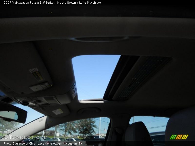 Mocha Brown / Latte Macchiato 2007 Volkswagen Passat 3.6 Sedan