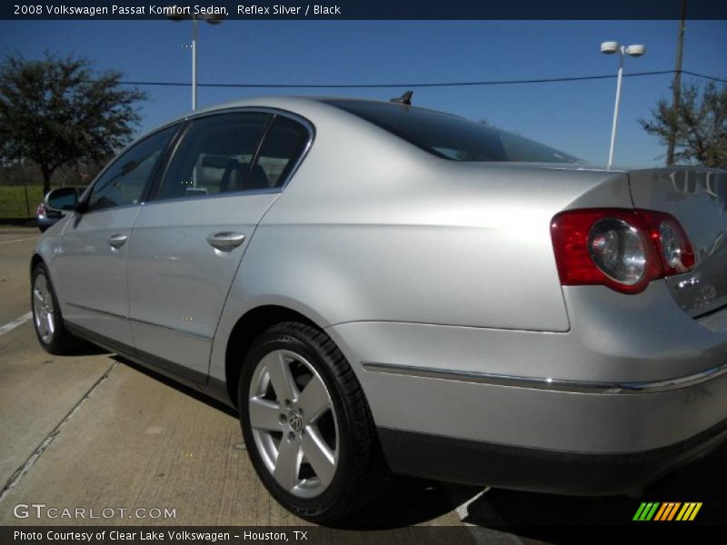 Reflex Silver / Black 2008 Volkswagen Passat Komfort Sedan