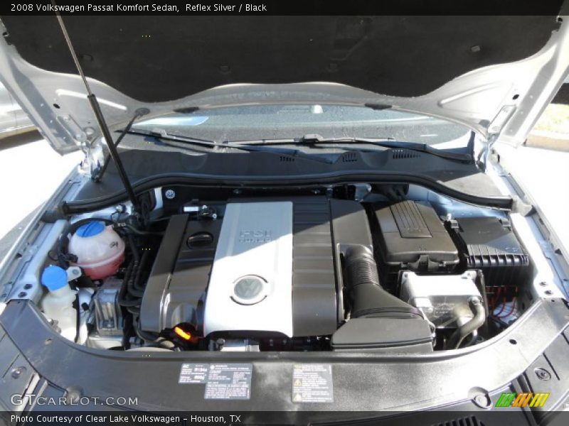 Reflex Silver / Black 2008 Volkswagen Passat Komfort Sedan