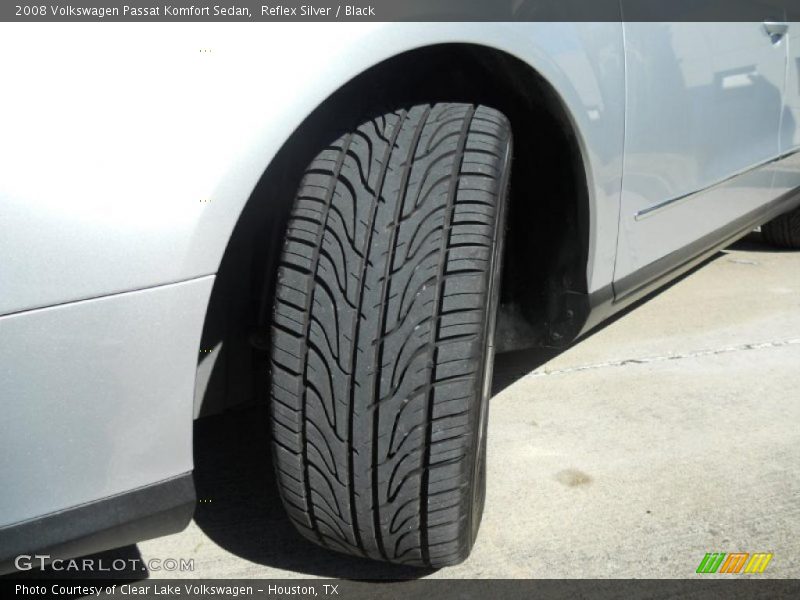 Reflex Silver / Black 2008 Volkswagen Passat Komfort Sedan
