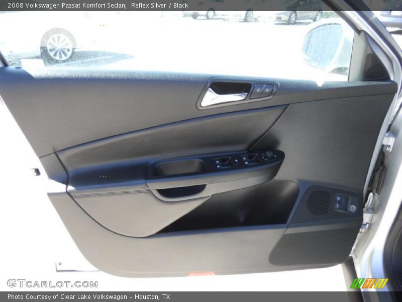 Reflex Silver / Black 2008 Volkswagen Passat Komfort Sedan