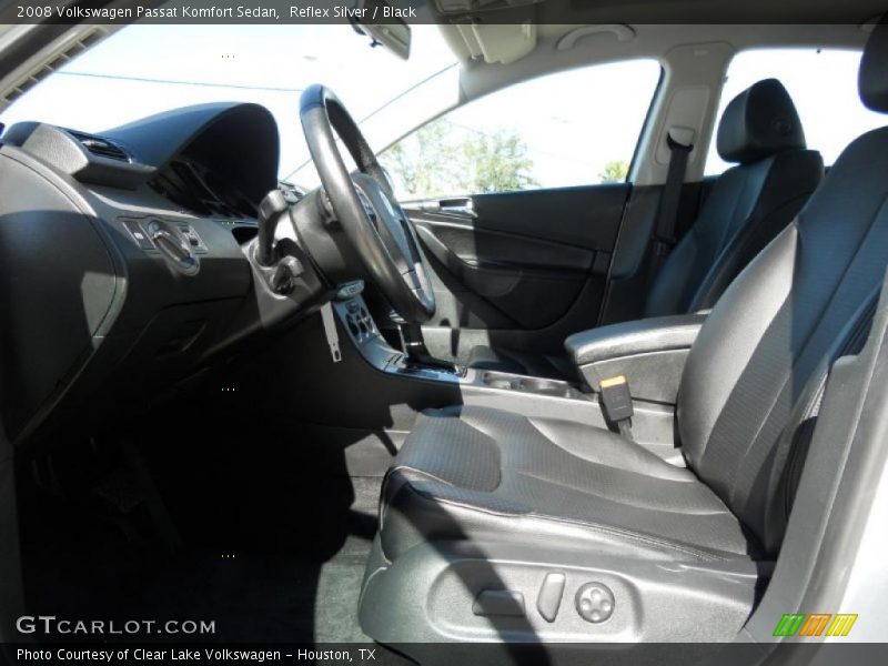 Reflex Silver / Black 2008 Volkswagen Passat Komfort Sedan
