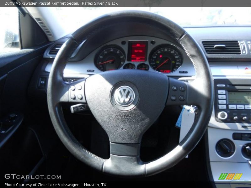 Reflex Silver / Black 2008 Volkswagen Passat Komfort Sedan