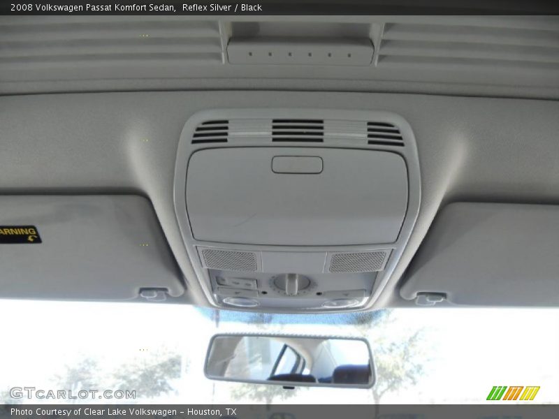 Reflex Silver / Black 2008 Volkswagen Passat Komfort Sedan