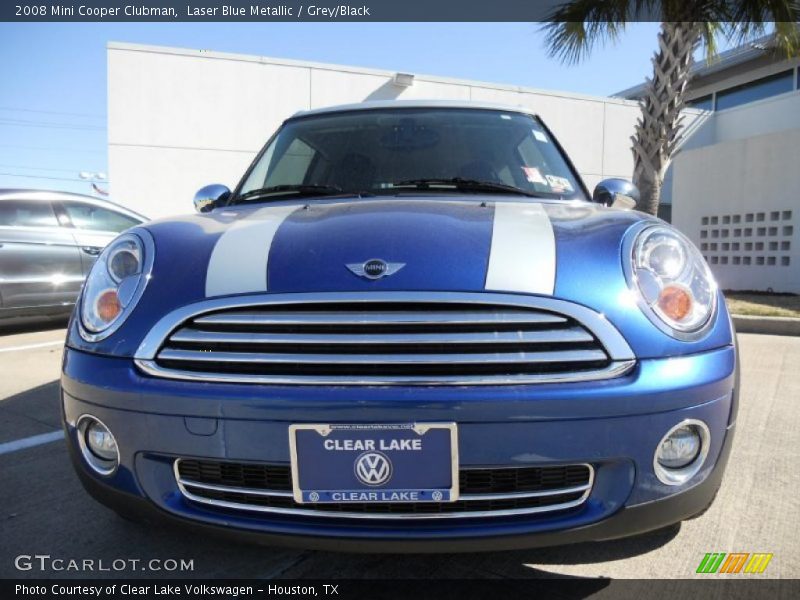 Laser Blue Metallic / Grey/Black 2008 Mini Cooper Clubman