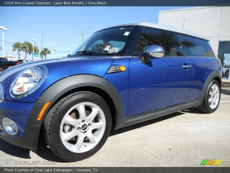 Laser Blue Metallic / Grey/Black 2008 Mini Cooper Clubman