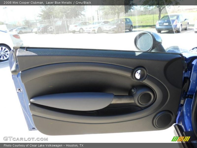 Laser Blue Metallic / Grey/Black 2008 Mini Cooper Clubman