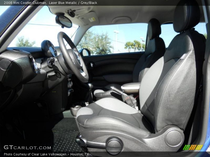 Laser Blue Metallic / Grey/Black 2008 Mini Cooper Clubman