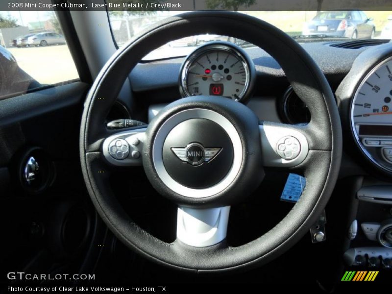 Laser Blue Metallic / Grey/Black 2008 Mini Cooper Clubman