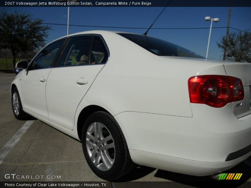 Campanella White / Pure Beige 2007 Volkswagen Jetta Wolfsburg Edition Sedan