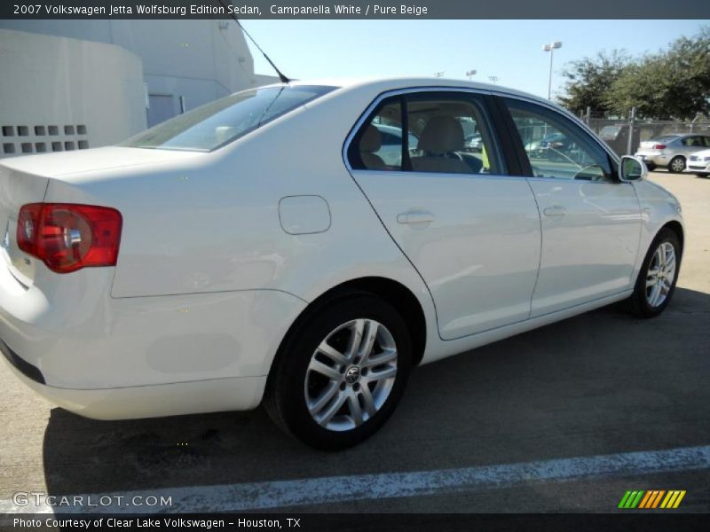 Campanella White / Pure Beige 2007 Volkswagen Jetta Wolfsburg Edition Sedan