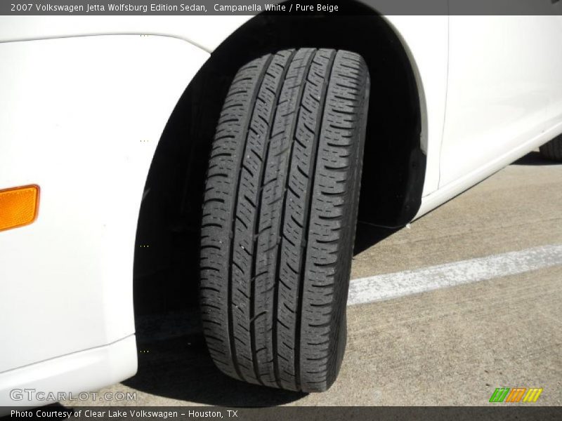 Campanella White / Pure Beige 2007 Volkswagen Jetta Wolfsburg Edition Sedan