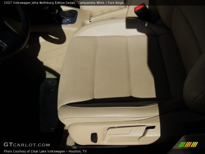 Campanella White / Pure Beige 2007 Volkswagen Jetta Wolfsburg Edition Sedan