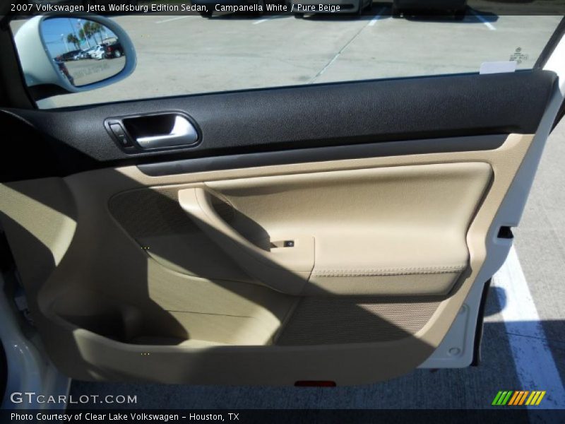 Campanella White / Pure Beige 2007 Volkswagen Jetta Wolfsburg Edition Sedan