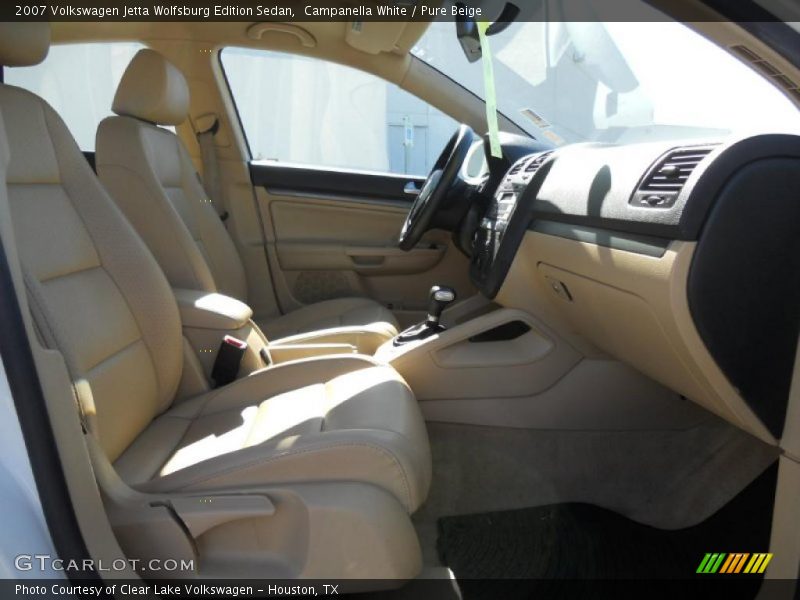Campanella White / Pure Beige 2007 Volkswagen Jetta Wolfsburg Edition Sedan