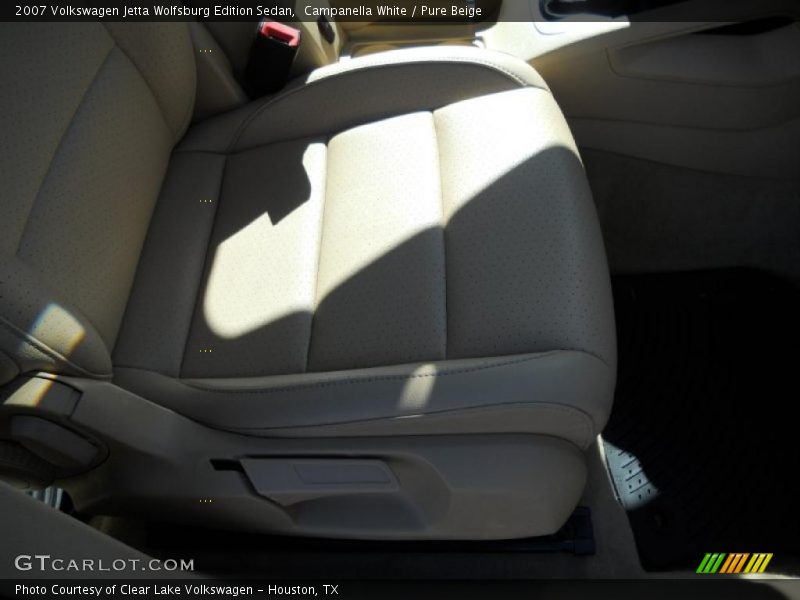 Campanella White / Pure Beige 2007 Volkswagen Jetta Wolfsburg Edition Sedan