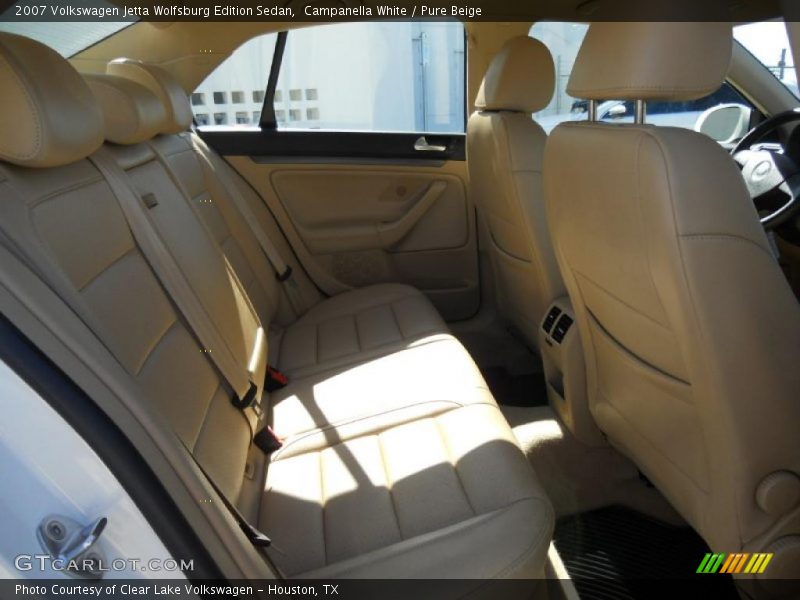 Campanella White / Pure Beige 2007 Volkswagen Jetta Wolfsburg Edition Sedan